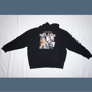 Poetic‎ Justice Mens Chemistry Hoodie Sweatshirt Black Pullover Pocket Casual XL